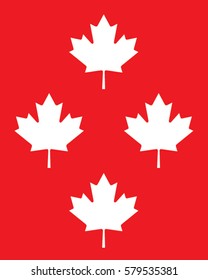 Vector Canadian Leaf Symbol