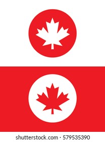 Vector Canadian Leaf Symbol