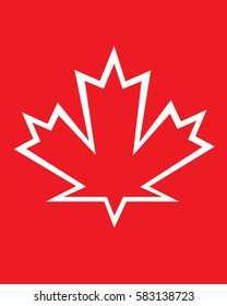 Vector Canadian Maple Leaf 
