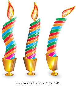 vector candle