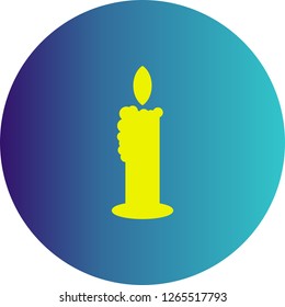 vector candle icon
