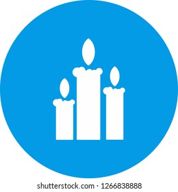 vector candles icon