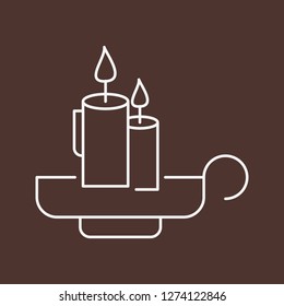 vector candles icon 