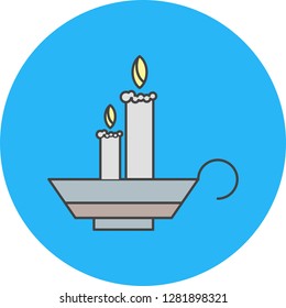 vector candles icon