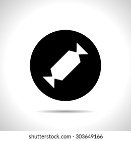 Vector candy icon. Food icon. Eps10