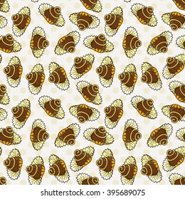 Vector Candy and Lollipop Seamless Pattern. Sweet Party Texture. Chocolate truffles.