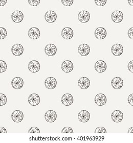Vector Candy and Lollipop Seamless Pattern. Sweet Party Texture. Chocolate truffles.