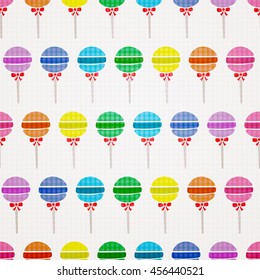 Vector candy seamless pattern.