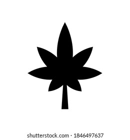 vector cannabis icon. Eps. 10.
