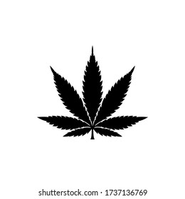 Vektor Cannabis Blatt. Marihuana-Symbol