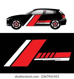 vector car background wrapping sticker design