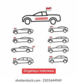 VEKTOR: Autokennzeichen
Alles Gute zum Geburtstag Indonesien