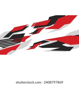 Vektorkarosserieaufkleber-Design. hintere Autoaufkleber