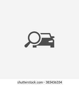 Vector car diagnostic icon