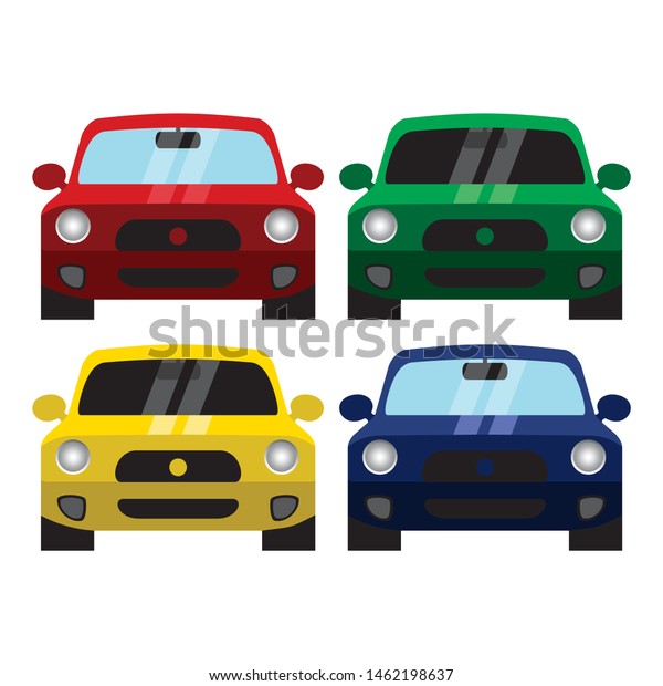 Vector car front view\
illustration .