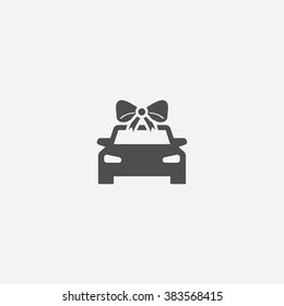 Vector car gift Icon