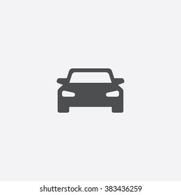 Vector car Icon - Shutterstock ID 383436259