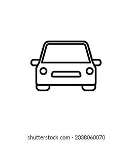Vector car Icon, Vector illustration. Flat design.