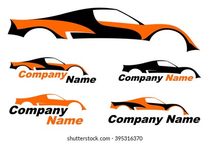 Vector car icon set