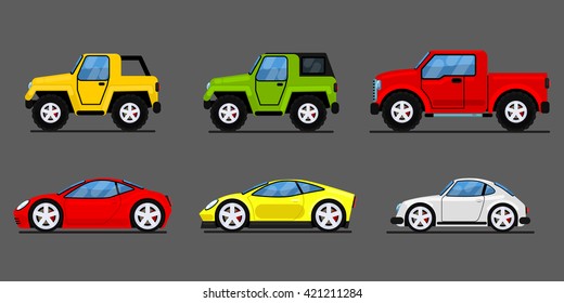 Vector car icons