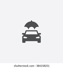 Vector Car Insurance Icon