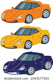 vehículo vector aislado en fondo blanco