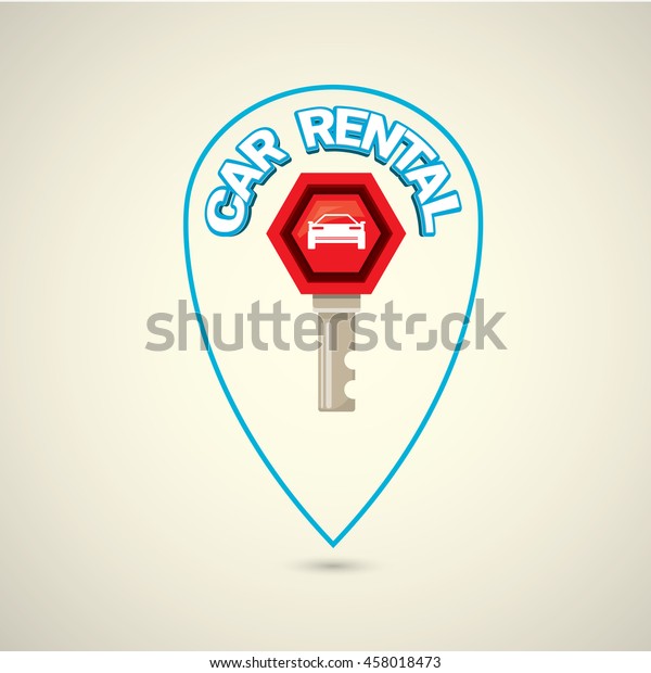 vector car keys\
isolated . car rent concept vector illustration. vector key flat\
icon. car rental vector\
icon