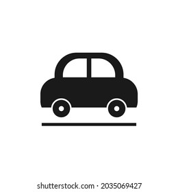 vector car with lines under it