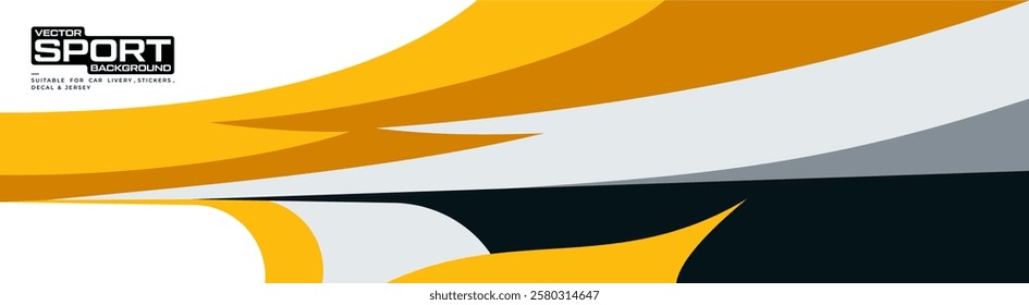 vector car livery graphic with exclusive color. abstract background design for vehicle vinyl wrap.