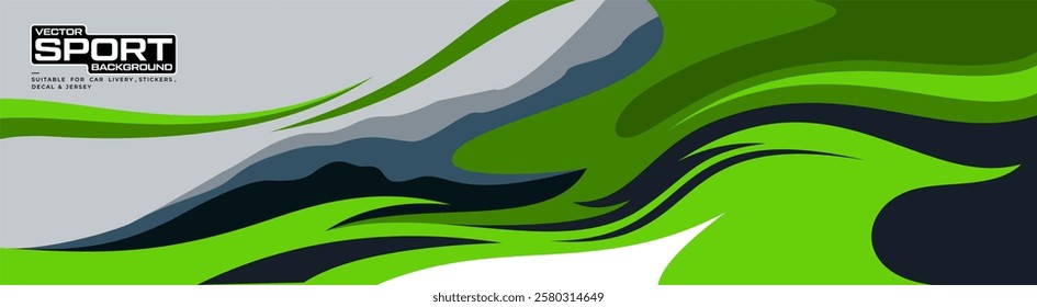 vector car livery graphic with exclusive color. abstract background design for vehicle vinyl wrap.