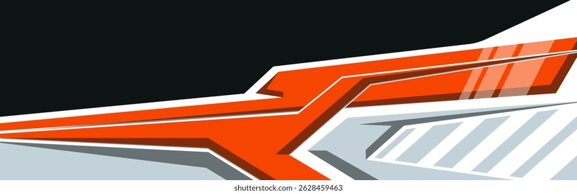 vector car livery graphic with exclusive color. abstract background design for vehicle vinyl wrap.