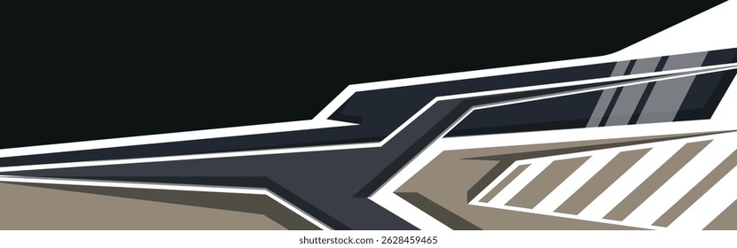 vetor carro livery gráfico com cor exclusiva. projeto de fundo abstrato para envoltório de vinil do veículo.