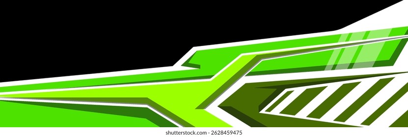 vector car livery graphic with exclusive color. abstract background design for vehicle vinyl wrap.