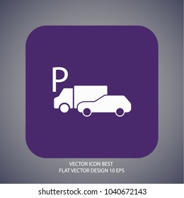 Vector car parking Icon
