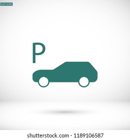 Vector car parking Icon