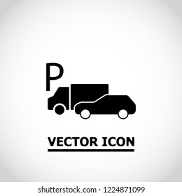 Vector car parking Icon
