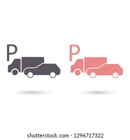 Vector car parking Icon