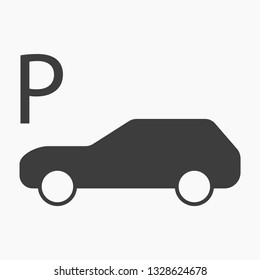 Vector car parking Icon