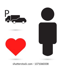 Vector car parking Icon