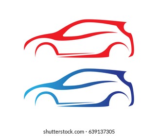 Vector - Car silhouette logo
