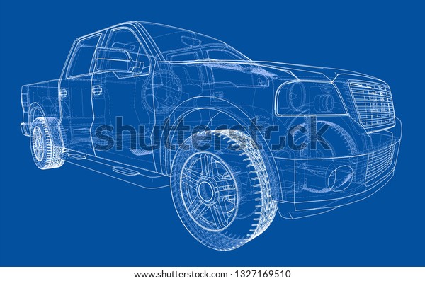 Vector car silhouettes. Vector rendering of 3d.\
Wire-frame style. The layers of visible and invisible lines are\
separated