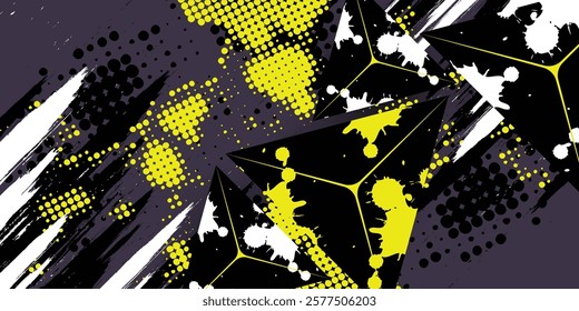 Vector car sticker design. Racing background kit design abstract line graphics to wrap vehicle, eps 10.