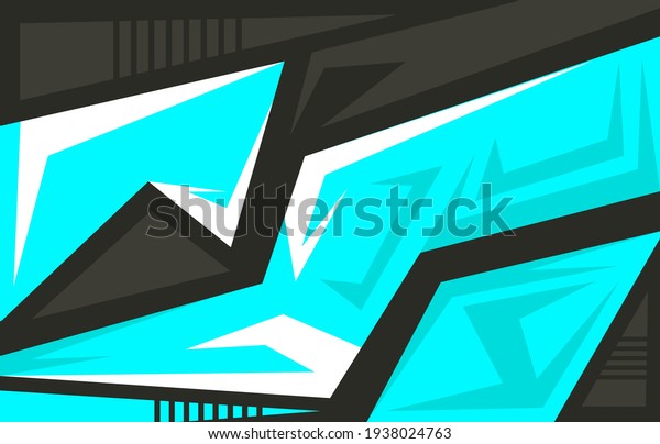 Vector car sticker design. Racing\
backgrounds for vinyl wrap, race cars, rally, adventure, livery and\
stickers. Vector graphics. Neon texture\
pattern.