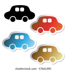 Vector car stickers