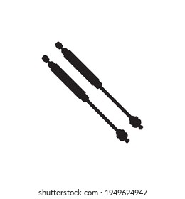 Diseño de la ilustración de icono de suspensión del vehículo