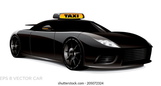 vector car - taxi