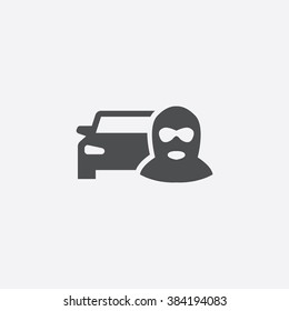 Vector Car Thief Icon