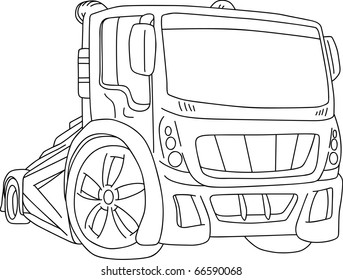 vector - ajuste del coche aislado en segundo plano