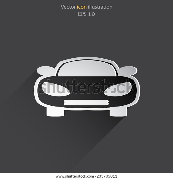 Vector car web
flat icon. Eps 10
illustration.