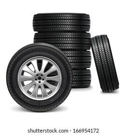 Vector Car Wheels